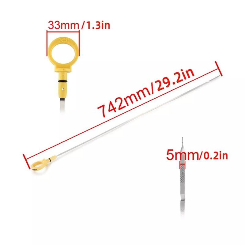 2 PCS New High Quality Car Engine Oil Dipstick Oil Level Dipstick 04593604AA 4593604AA For Chrysler Grand Caravan