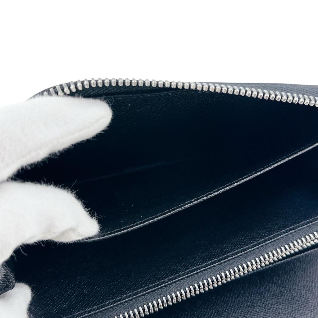 LOUIS VUITTON Epi Zippy Organizer Long Wallet purse Epi Leather Noir mens M63852 Used