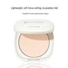 NOVO Dual Use Oil-Control Pressed Powder: Long-Lasting, Waterproof, Non-Caking Setting Powder for Students (Wet/Dry Use).