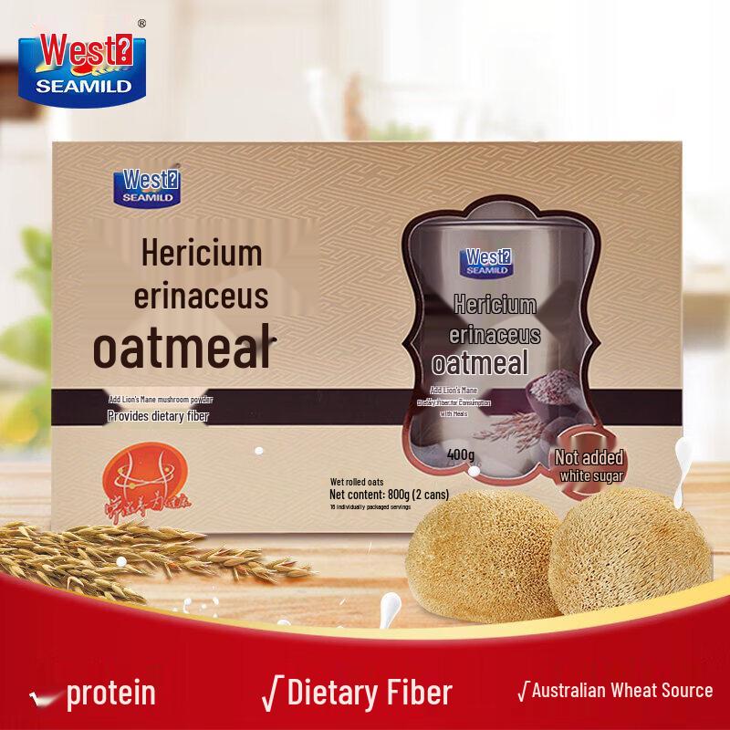 Westrock Lion s Mane Mushroom Oat Cereal with No Added White Sugar