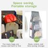 Double Side Transparent 6 Pocket Organizer Backpack Handbag Storage Bags Shoe Storage Bag Home Supplies Closet Rack Hangers