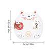 Ceramic Lucky Cat Piggy Bank Saving Coin Box Save Money Box Fortune Cat Ornament Statue Figurine Feng Shui Craft Home Decor