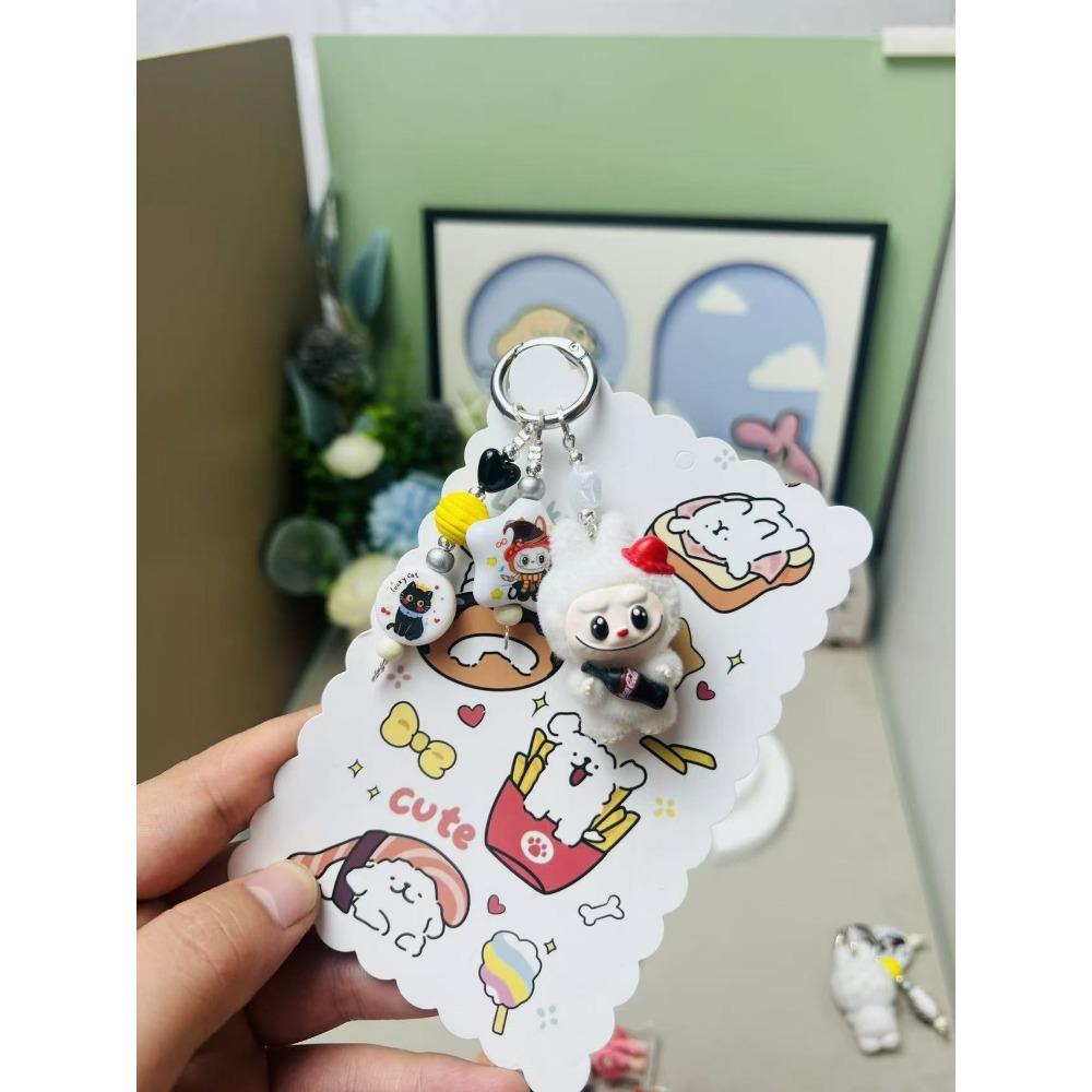 Flocking Rag CM Pendant Girl Bag Cute Student Doll Pendant Keychain Handmade