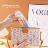 Portable Makeup Brush Storage Box, Dust-proof Pencil Case with Lid, Eyeshadow Brush, Eyebrow Pencil Organizing Box, Travel Toothbrush Storage Box
