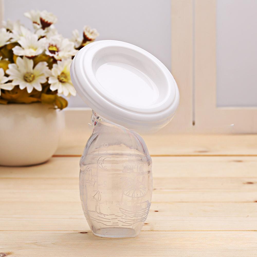 Yeni Bebek Besleme Manuel Göğüs Pompası Ortak Meme Toplayıcı Otomatik Düzeltme Anne Sütü Silikon Pompaları Hamile Ürünleri