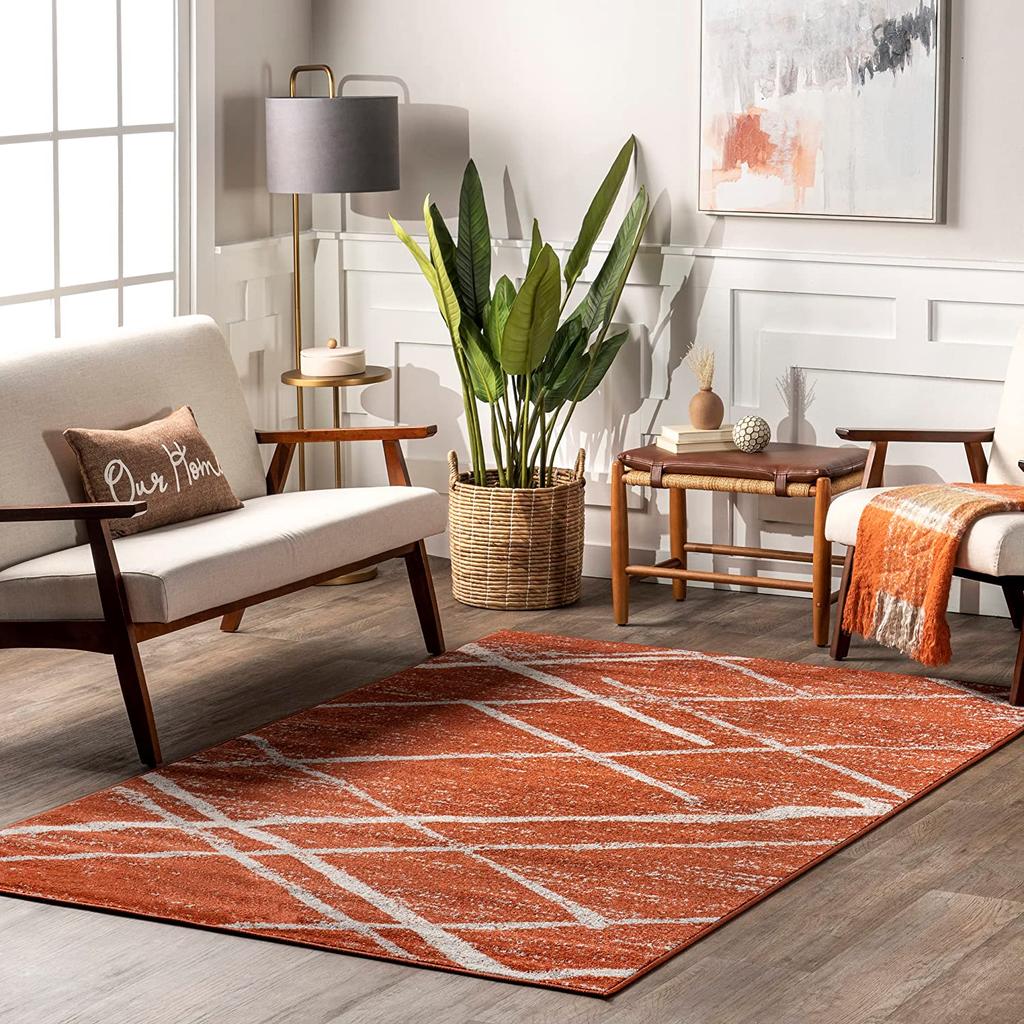 Tappeto moderno per divano, tavolino, astratto, sfumato, semplice, tappeto per camera da letto, per soggiorno, decorazione