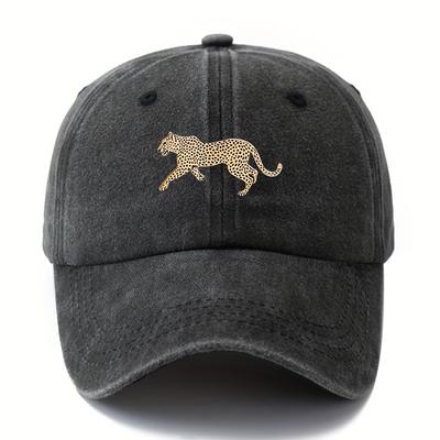 A Unisex Printed Animal Leopard Baseball Cap Stylish And Versatile for Outdoor Use Lightweight with a Curved Brim