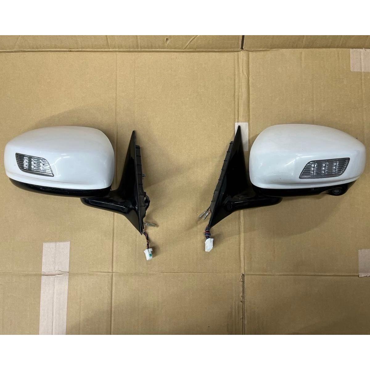

Nissan Fuga genuine y50 door mirror left and right set white side mirror