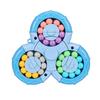 Triangle Rotating Magic Bean Puzzle Toy IQ Test Brain Teaser Fun Educational For Kids Boys Girls Stress Relief Gfts