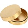 Langlebige S/M/L Messing Versiegelte Box Mini Mit Deckel Wasserdichter Behälter Runde Form Staubdichter Behälter Pillenorganisation