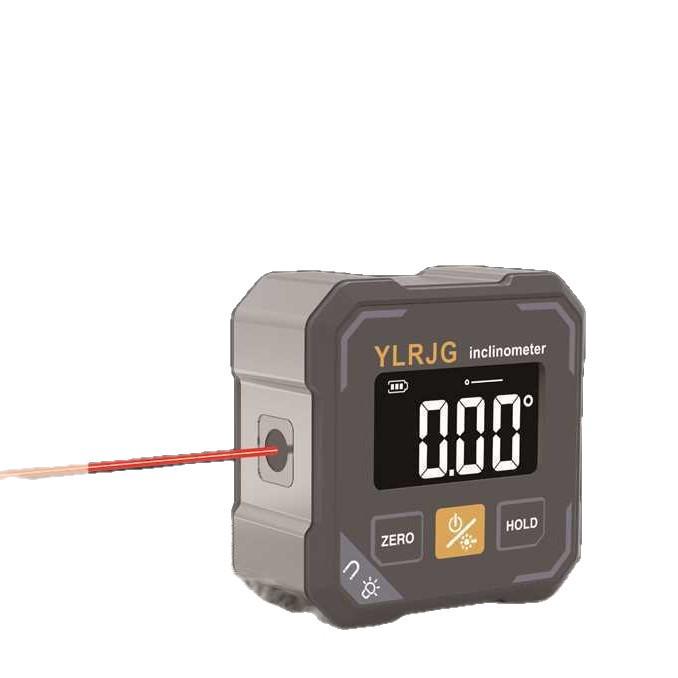 Four-Sided Magnetic Laser Digital Inclinometer for Engineering and Home Installation