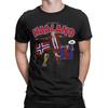 Unisex Unisexs Haaland Der Terminator Norwegen Vintage Fußball T-Shirt 100% Baumwolle Kleidung Neuheit Rundhals T-Shirt