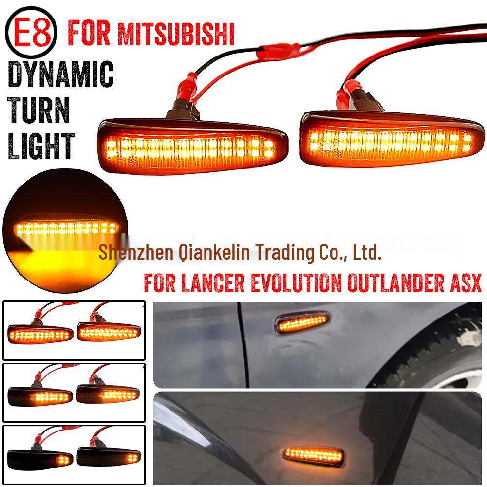 Mitsubishi Lancer/Outlander/Mirage LED Amber Flowing Fender Side Marker Turn Signals