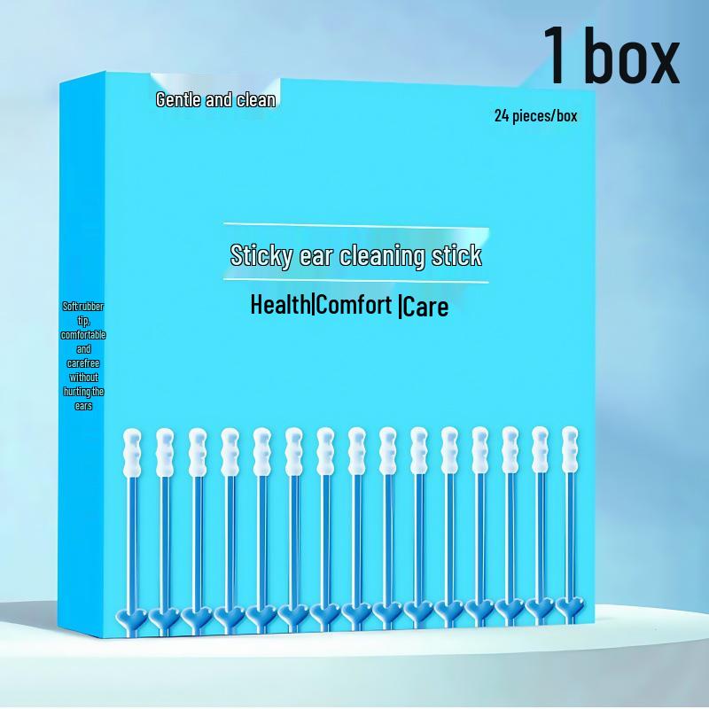 Dětské bezpečné lepkavé vatové tyčinky na čištění uší pro účinné odstranění ušního mazu