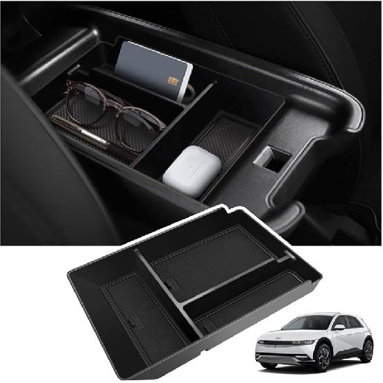 GZSH Center Console Organizer Compatible With 2025 2026 GMC Terrain (Elevation/AT4/Denali) |Easy To Tall| |Add Extra Space| Armrest Storage Box