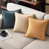 Chenille Large Back Cushion Cover - Luxurious Sofa or Bedside Pillow (Insert Not Included)