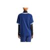 adidas Originals Einfarbig Rundhals Drei-Streifen Kurzarm T-Shirt Damen Tops Blau IR7465