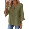 Women's 3/4 Sleeve Shirts Graphic Tees Shirts Casual Basic Tops Pullovers