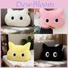 Fluffy Cat Throw Pillow With Pp Cotton Filling For Kids And Babies