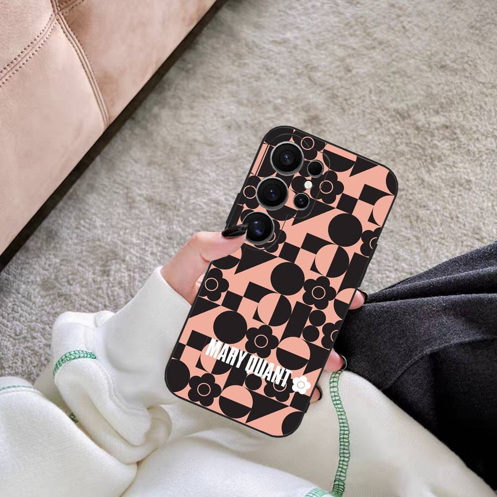 Fashion M-Mary-Q-Quants Phone Case For Samsung S 20 21 22 23 lite plus ultra Clear Mobile Cover Funda