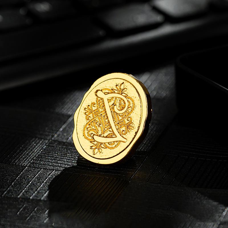 Retro Sealing Wax Stamp Head 26 Letter A-Z Alphabet Seals Stamp Set Tools Post Decor Antique Alloy Seal Head Wedding Craft Gift