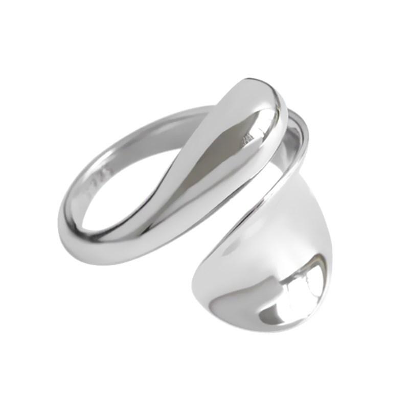 925 Sterling Silver Geometry Adjustable Rings For Women Engagement Luxury Beautiful Jewelry Gifts Female Jewellery Moneys 925