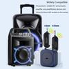 With Transmitter Receiver 2.4G Wireless Microphone Amplifier Voice Speaker  Fitness Trainer