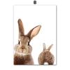 Autumn Rabbit Tail Nursery Wall Art Canvas Painting Nordic Animals Bunny Posters And Prints Pictures Baby Kids Room Home Decor