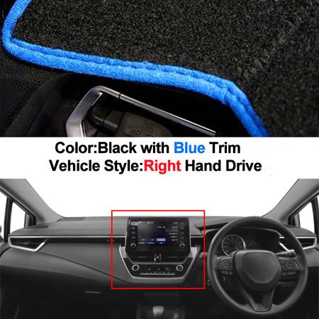 Car Dashboard Cover Dash Mat Carpet Cape For Toyota Corolla E210 2019 -On LHD RHD Auto Dashmat 2020 2026 Sunshade Anti-dirty