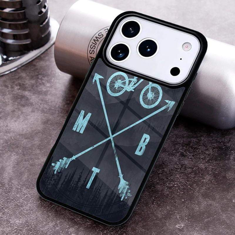 Mountain Bike Biking Cycling Downhill Bicycle Phone Case for iPhone 17 16 15 Pro Max Air 14 13 12 11 Plus Shockproof Capa Cover