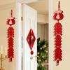 2026 Year Of The Horse Spring Festival Firecracker Pendant Chinese New Year Lucky Character Pendant Home Store Decoration Gift