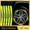 2025 Heiße Auto-Radnaben-Reflexaufkleber Reifenfelgen-Reflexstreifen Dekoration für Honda Fit Jazz Accord Pilot Passport Stepwgn