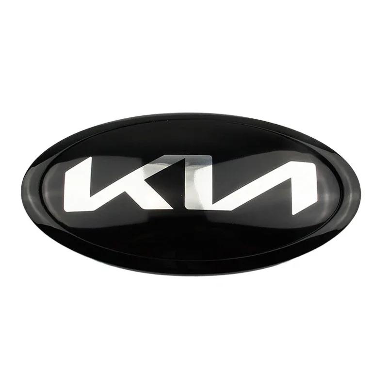 for KIA KN Sportage K2 K3 K5 Sorento RIO Senda Forte Seltos Optima Niro Soul Ceed Car Front Hood Emblem Tail Trunk Badge Sticker