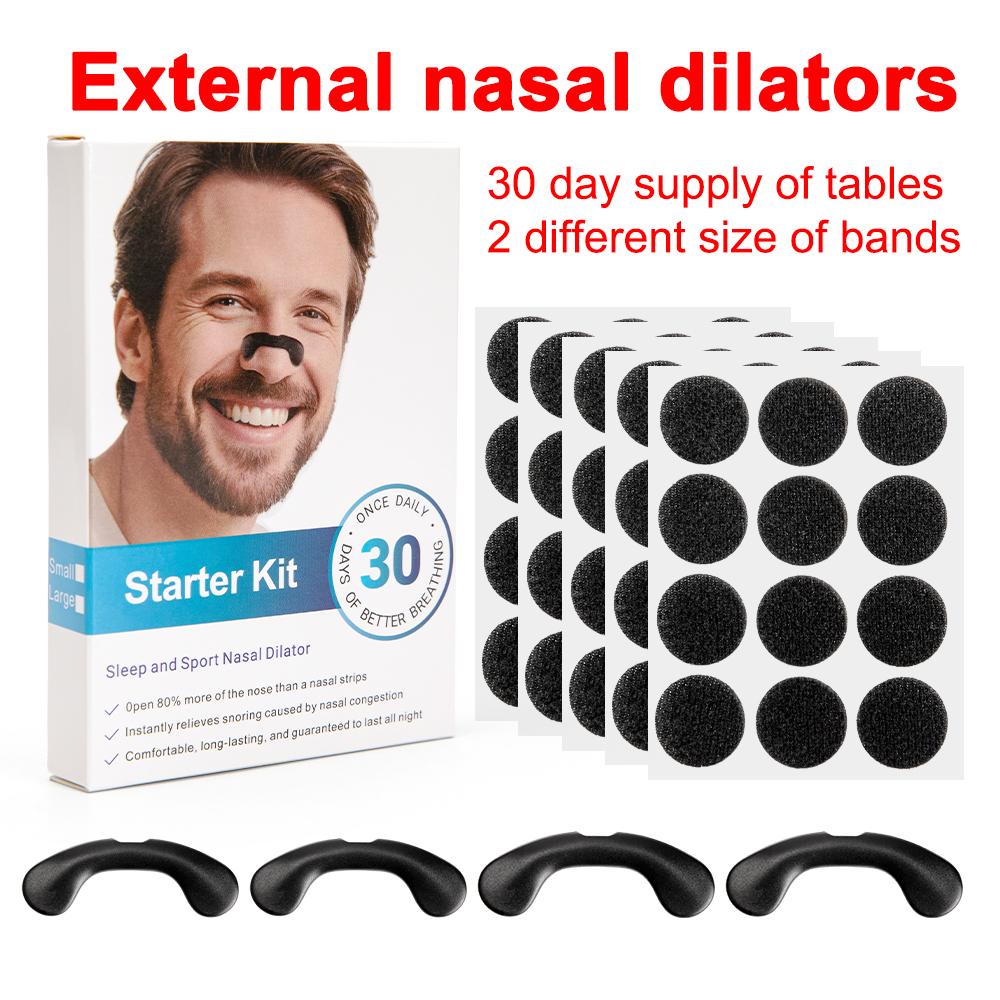 Snoring Device Nasal Dilator Nasal Breathing Dilators Starter Kit Nose Breathe Strips Nasal Strips Reduce Snoring Increase Air