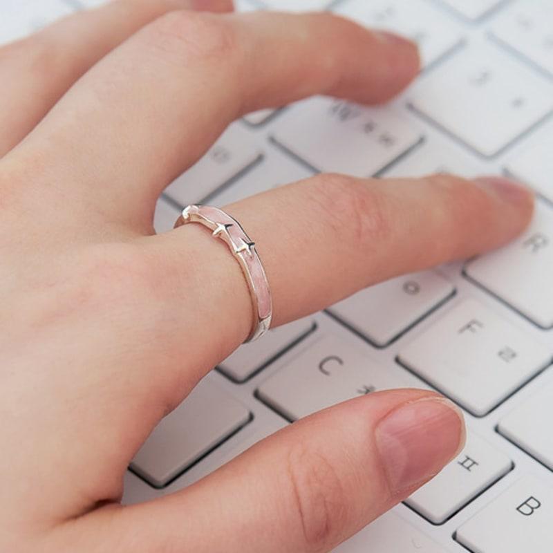 

ENGBROX star planet ring silver