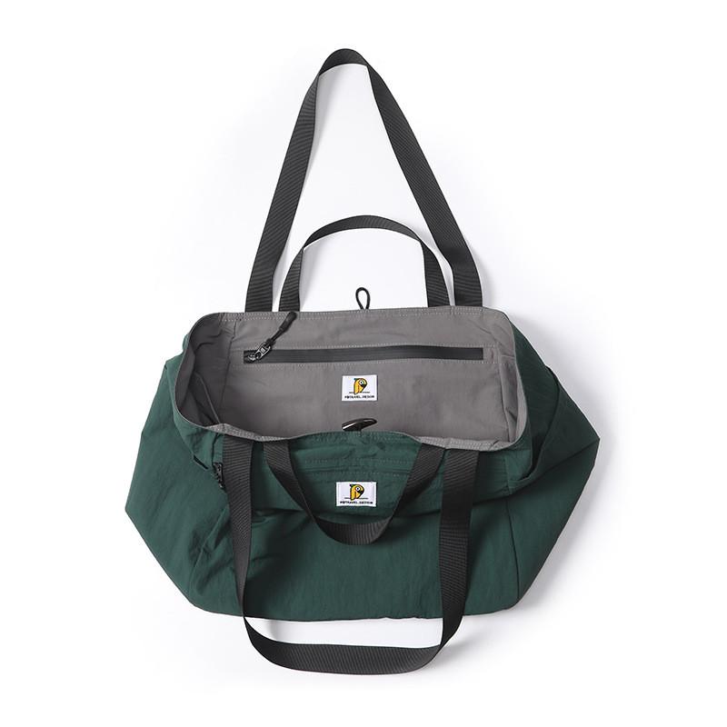 

Деловая поездка Багаж Дорожные сумки Йога Фитнес Наплечные сумки Большая вместимость Ручная кладь Для беременных Складная Двойная сумка-дафл для путешествий темно-зеленого