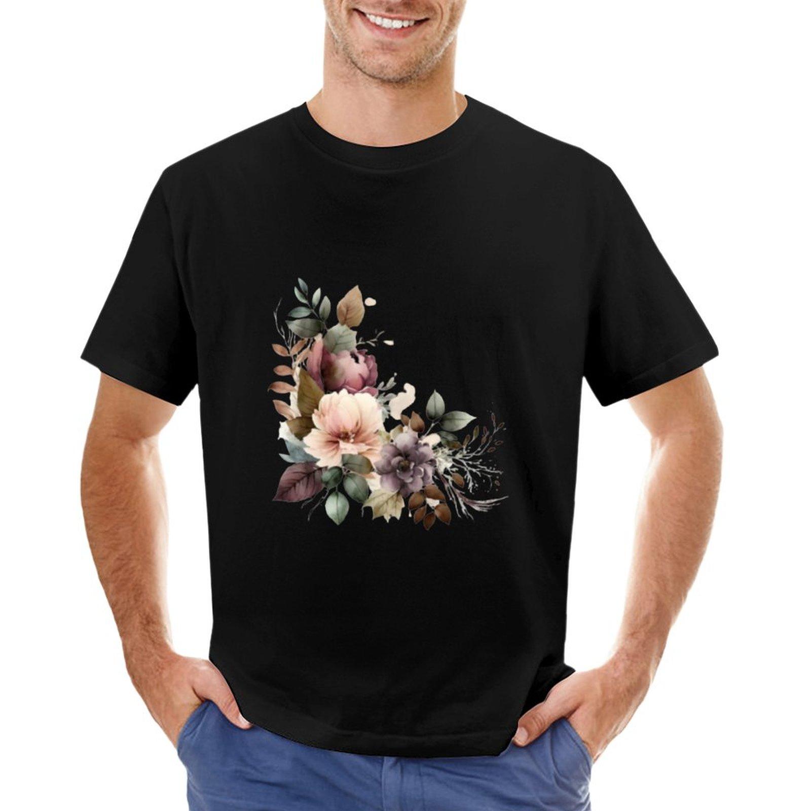 

Watercolor flower bouquet T-Shirt custom t shirt shirts graphic tees t shirts for Unisex graphic