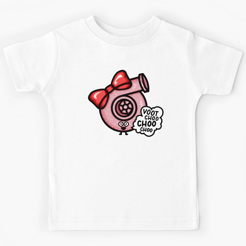 What Does The Cutest (Heart) Turbo say - Red Bow Kids T-Shirt 130