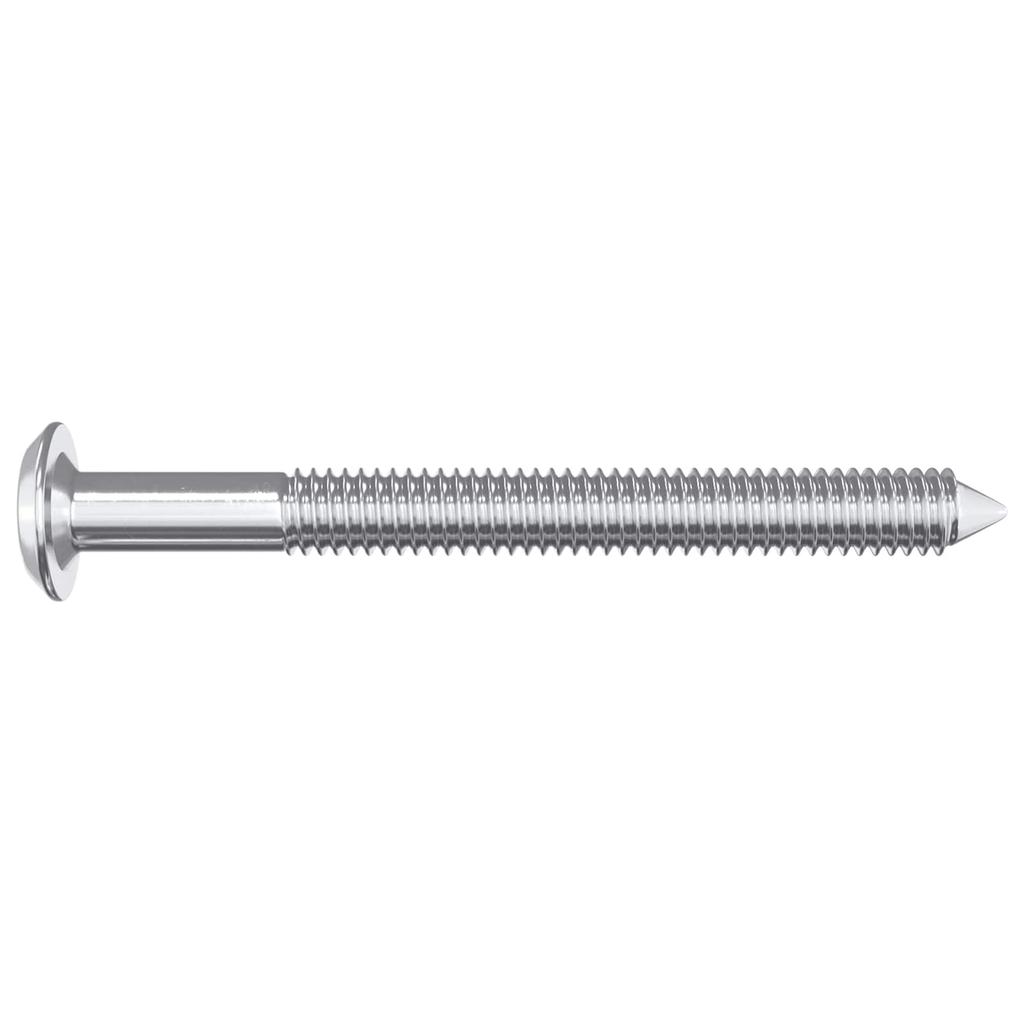 Furniture Screws 12 pcs Silver M6 x 60 mm Steel