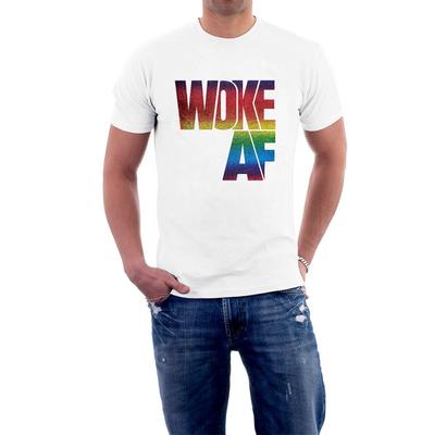 WOKE AF T-Shirt – Antirassismus- und Toleranz-Protest-Politik-Tee von Sillytees