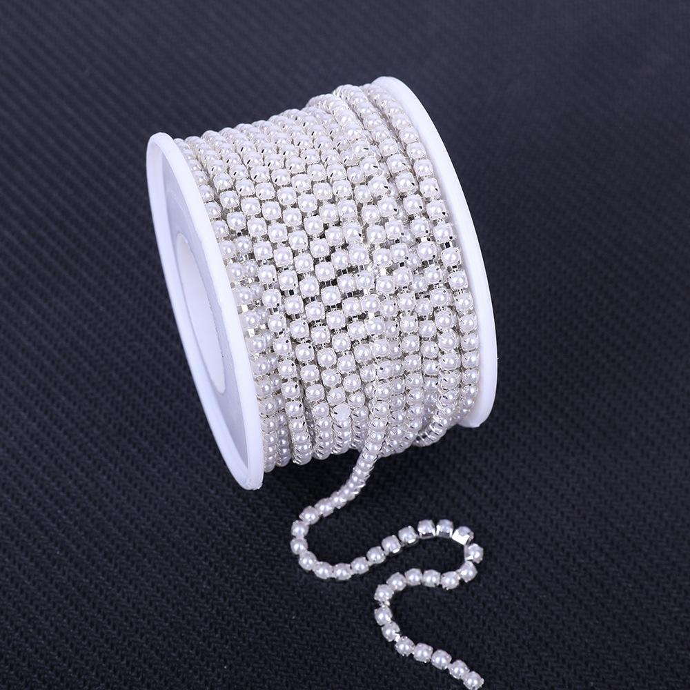 

Цепочка-коготь Weichen с жемчужным шифрованием, золотая и серебряная нижняя плотная цепочка-коготь для самостоятельной одежды, ювелирных изделий, аксессуаров, партия SS6- (5 yards/bag)