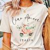Italy Shirt, Ciao Amore, Italian Scooter T-shirt, Unisex