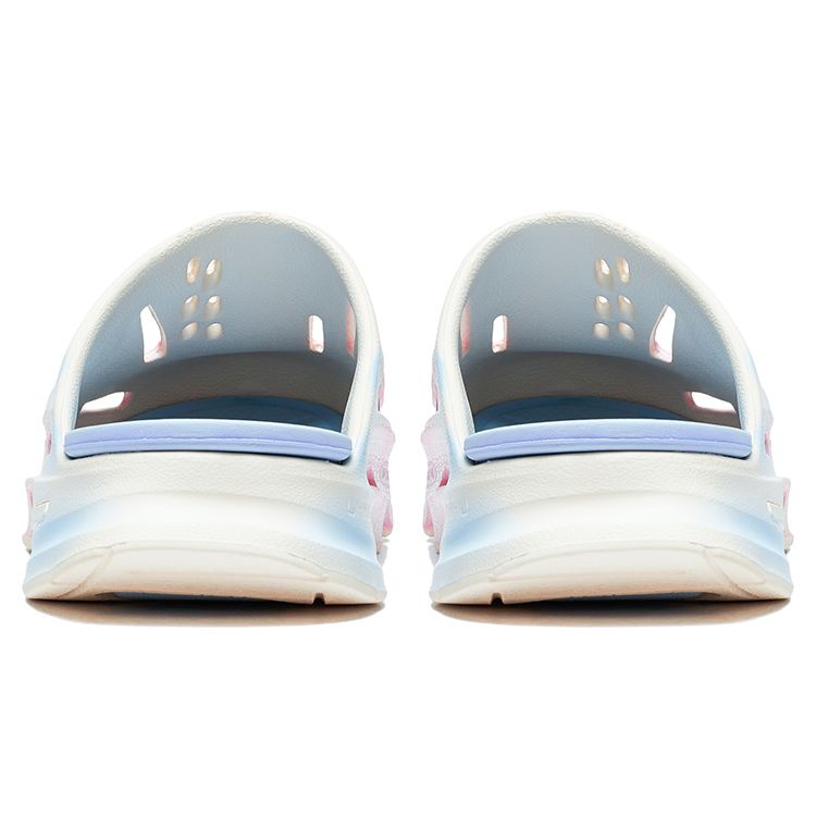 Li Ning CF Trail Series Hiking Slippers Wear Resistant Non Slip One Strap Unisex Slippers Pink White AGLT199-1