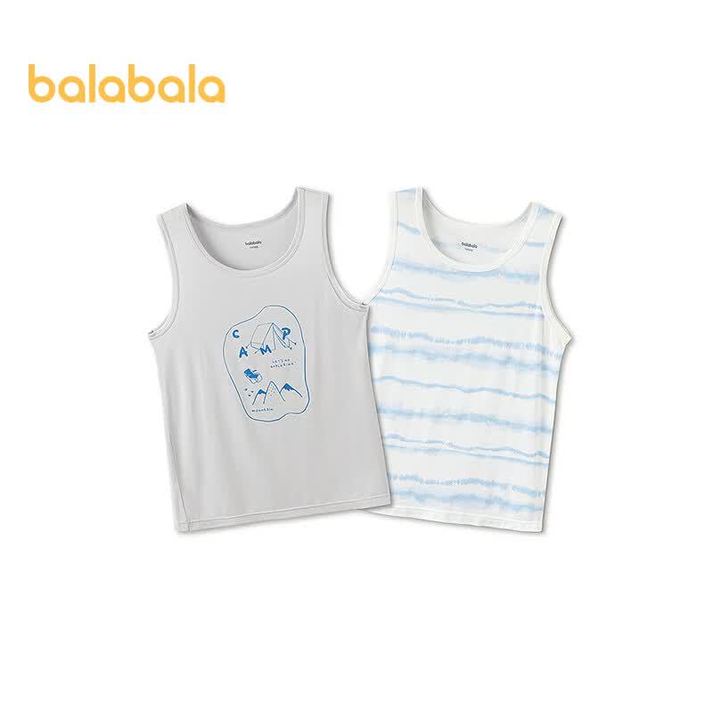 Balabala Boys' Summer Sleeveless Vest 2-Pack