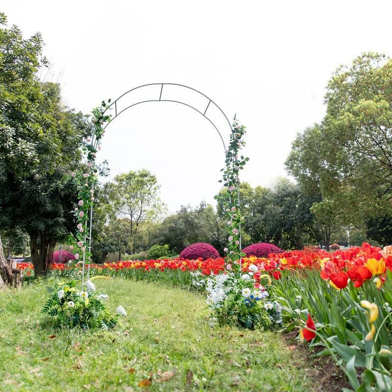 Iron Arch Climbing Frame for Wedding Garden or Courtyard Decor