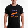 Skateboard This Is How I Roll Tshirt Summer Casual Cotton Tee Oversized Streetwear Tops Vintage Graphic Print 100 Cotton