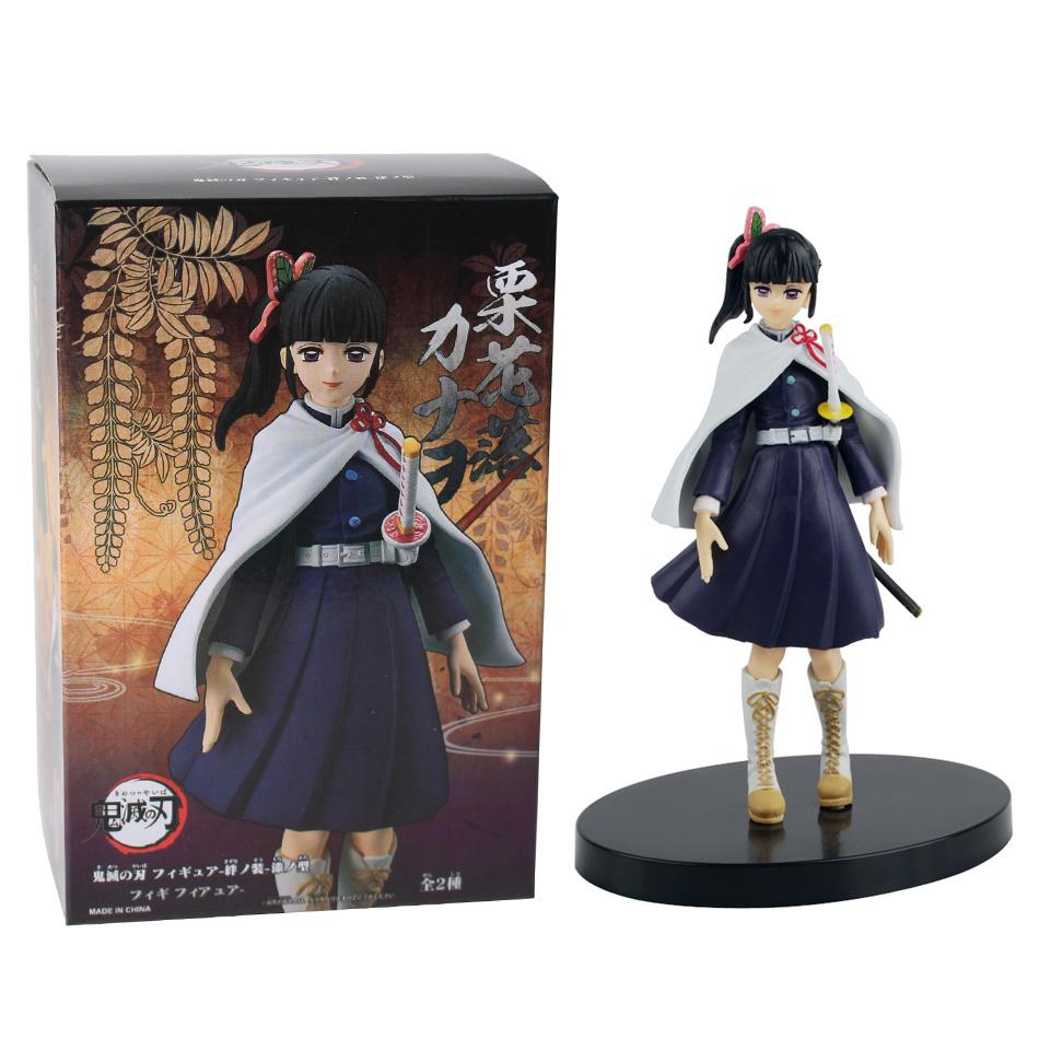 Anime 16CM Demon Slayer Kimetsu No Yaiba Figure Kamado Tanjirou Action Figure Agatsuma Zenitsu Nezuko Warrior PVC Model Toys