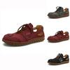 Summer Fashion Flat Sandals Hollow Casual Shoes  Leather Soft Sole Ladies Closed Toe Sandals