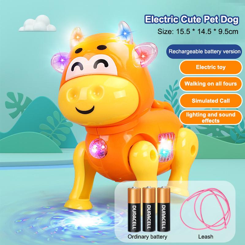 New Pink Color Electric Walking Pig Toy With Light Musical Kids Funny Electronics Toy Children Birthday Gift Toys