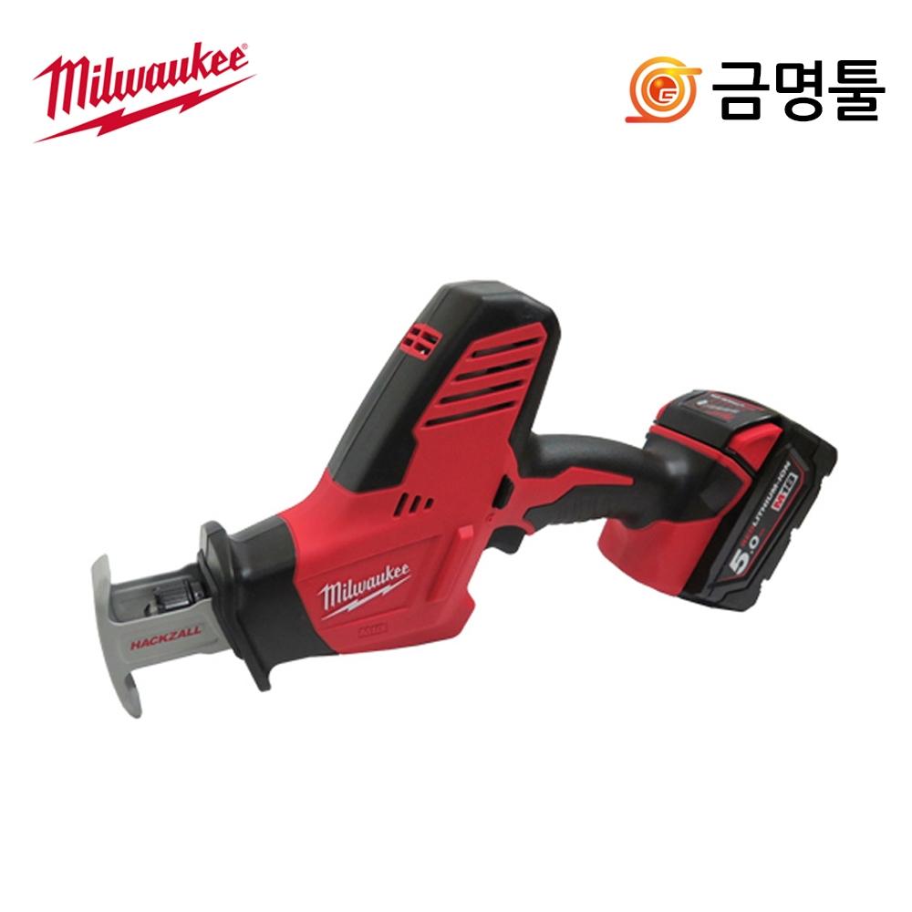 

Milwaukee C18 HZ 502B Аккумуляторная мини-пила для резки с сумкой 5,0 Ач, 2 упаковки Пила для одной руки Зарядная пила для резки Milwaukee